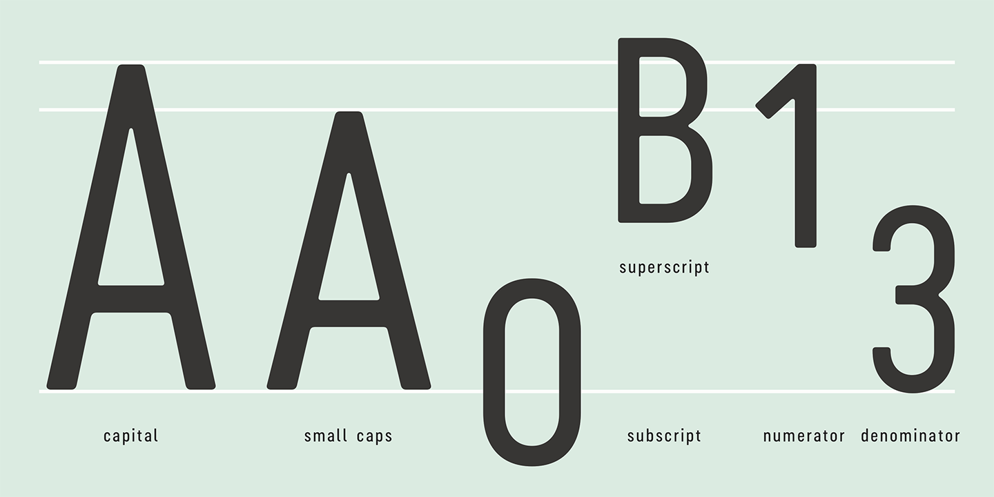 Пример шрифта Cervino Condensed #6